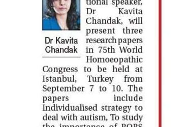Dr Chandak to present papers in Turkey